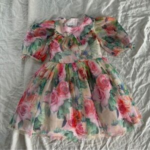 Pippa & Julie Floral Puff Sleeve Dress